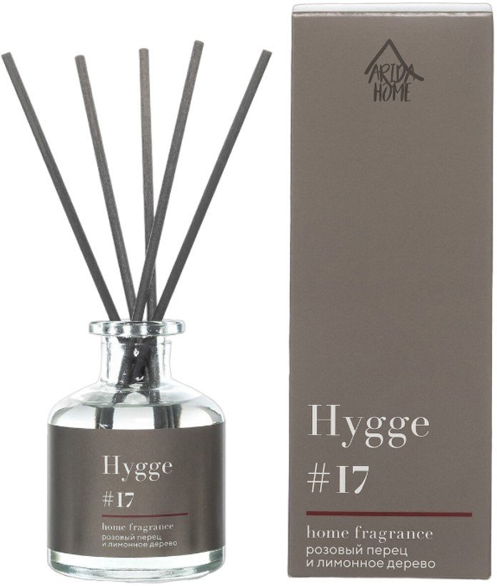 

Аромадиффузор Arida Home Hygge №17 Розовый перец и лимонное дерево (50 мл)