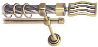 

Карниз для штор Lm Decor Стайл 165 2р витой 25/16мм (антик, 4м)