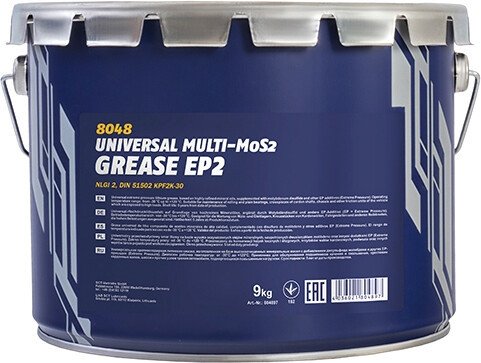 

Mannol Смазка техническая EP-2 Universal Multi-MoS2 Grease 9 кг 54850