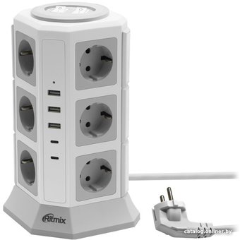 Сетевой фильтр Ritmix RM-2123C (белый)