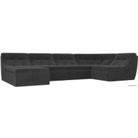 П-образный диван Лига диванов Холидей 101850 (серый)