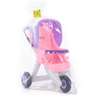 Коляска для кукол Полесье Anita 3-х колесная 95206 (розовый)