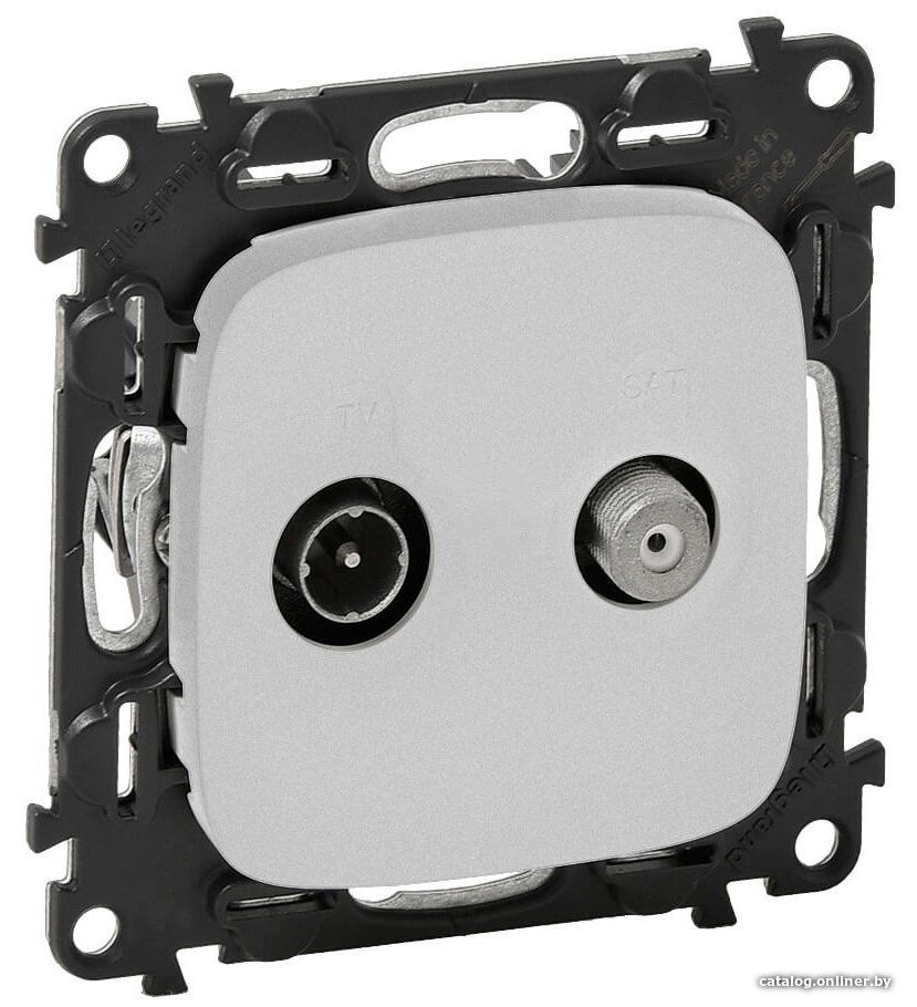 Розетка телевизионная Legrand Valena Allure 753958 (алюминий)