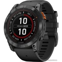 Умные часы Garmin Fenix 7 Pro Solar (сланцево-серый/черный)