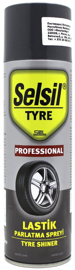 

Selsil Спрей для придания блеска резине Tyre Shiner 500мл