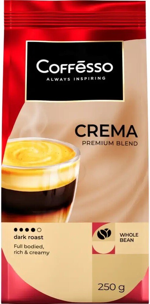 

Кофе Coffesso Crema зерновой 1 кг