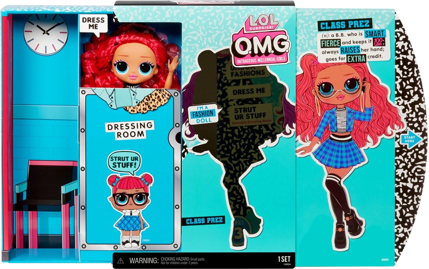 

Кукла-сюрприз L.O.L. Surprise! O.M.G. Series 3 Class Prez Fashion Doll 567202