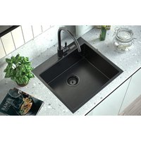 Кухонная мойка ARFEKA AF 500*505 Black PVD Nano