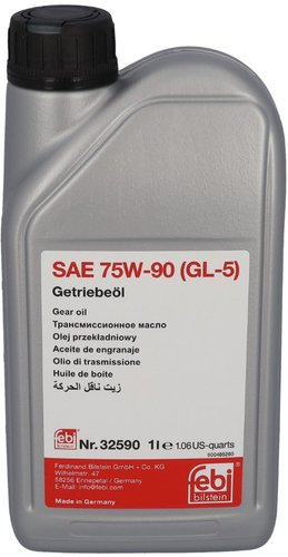 Трансмиссионное масло Febi bilstein SAE 75W-90 GL-5 32590 1л (желтый)