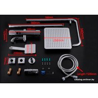 Душевая система  Gappo G2491 (хром) в Гродно