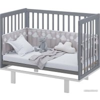 Классическая детская кроватка Incanto Papi (белый/бук)