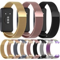 Браслет Rumi Milanese loop металлический для Huawei Band 8/9 (золотистый)