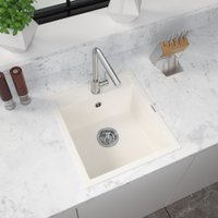 Кухонная мойка ZorG Como 46 (белый камень)
