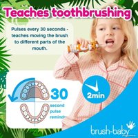 Электрическая зубная щетка Brush-Baby WildOnes Tiger
