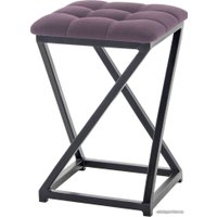 Табурет AMC Comfort 8К1.14 (кожзам, бордовый/черный)