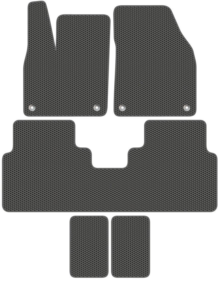 

Комплект ковриков для авто Alicosta Volkswagen ID 6 (6 месн) I (suv 6 мест / SUV) 2021 - Н.В. (серый)