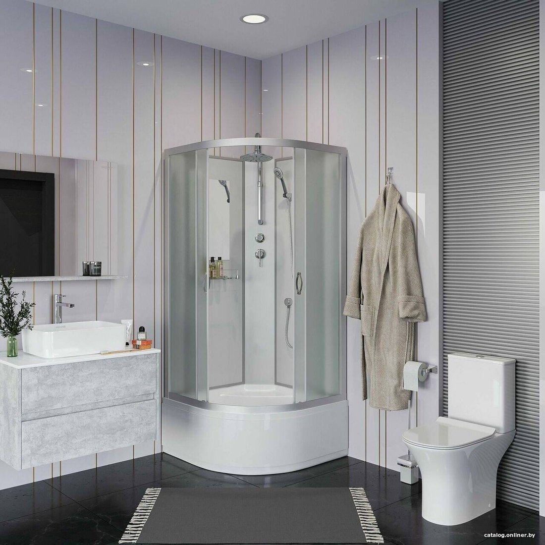 Душевая кабина Niagara NG-2309-14BKT 100x100x200