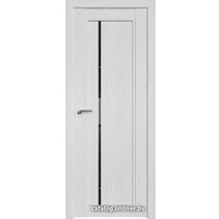 Межкомнатная дверь ProfilDoors 2.70XN L 50x190 (монблан, стекло дождь черный)