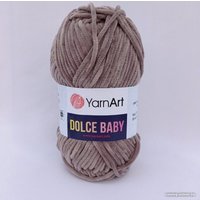 Пряжа для вязания Yarnart Dolce Baby 754 50 г 85 м (кофе с молоком)