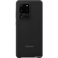 Чехол для телефона Samsung Silicone Cover для Galaxy S20 Ultra (черный)