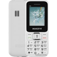 Кнопочный телефон Maxvi C3i (белый)