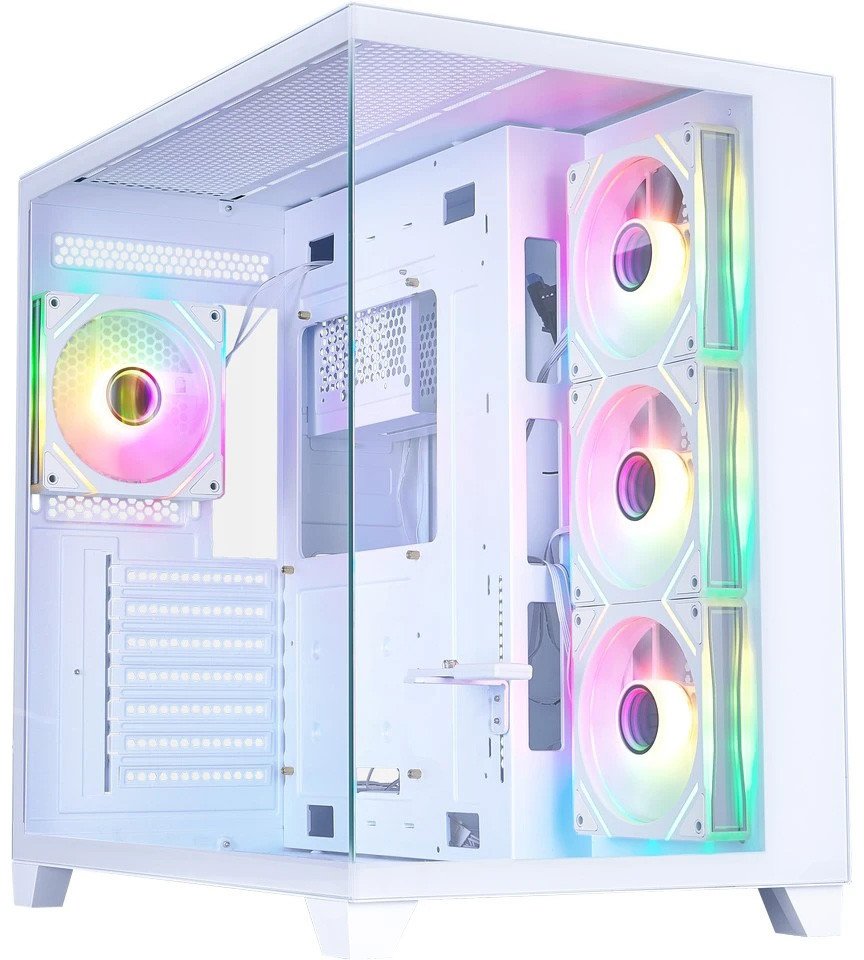 Корпус 1stPlayer MEGAVIEW MV8-TP ARGB (белый)