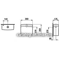 Бачок для унитаза Laufen Pro 8269530008731