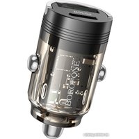 Автомобильное зарядное Borofone BZ29A PD36W + QC3.0 (прозрачный)