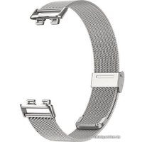 Браслет Rumi Mesh металлический для Huawei Band 8/9 (серебристый)
