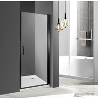 Душевая дверь Roxen Astra 580110-70B (черный/прозрачное)