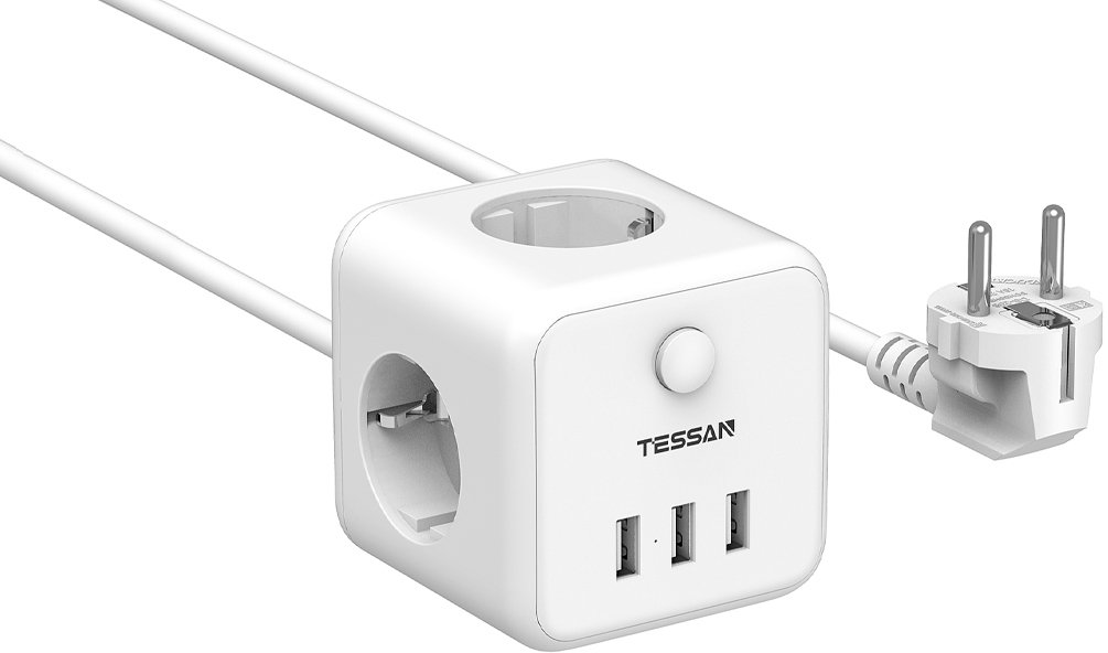 

Сетевой фильтр Tessan TS-301 (белый)
