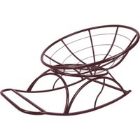 Кресло-качалка M-Group Папасан 12710201 (коричневый/бежевая подушка)