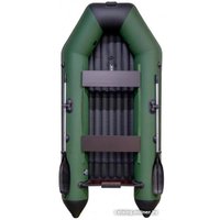 Моторная лодка Аква 2800 НДНД (зеленый/черный)
