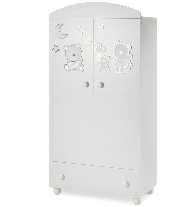 

Шкаф распашной Italbaby Happy Family 070.6100-0545 (белый)