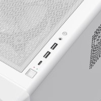 Корпус GameMax Vista COC WH (белый)