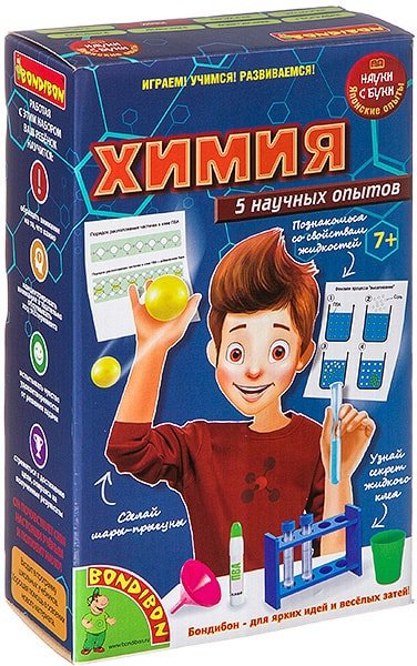 

Набор для опытов Bondibon Науки с Буки Химия ВВ3205