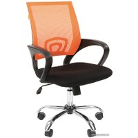 Офисное кресло CHAIRMAN 696 Chrome (черный/оранжевый)
