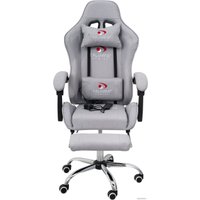 Игровое (геймерское) кресло Calviano Avanti Ultimato (серый, с подножкой)