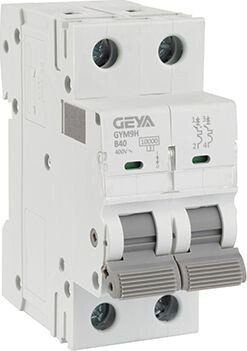 

Выключатель автоматический GEYA GYM9H-2P-40B 2P 40A B 10kA 2M GYM9H2P40B