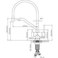Смеситель Diadonna D49-19051SM
