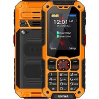 Кнопочный телефон Uniwa S9 4G (оранжевый)