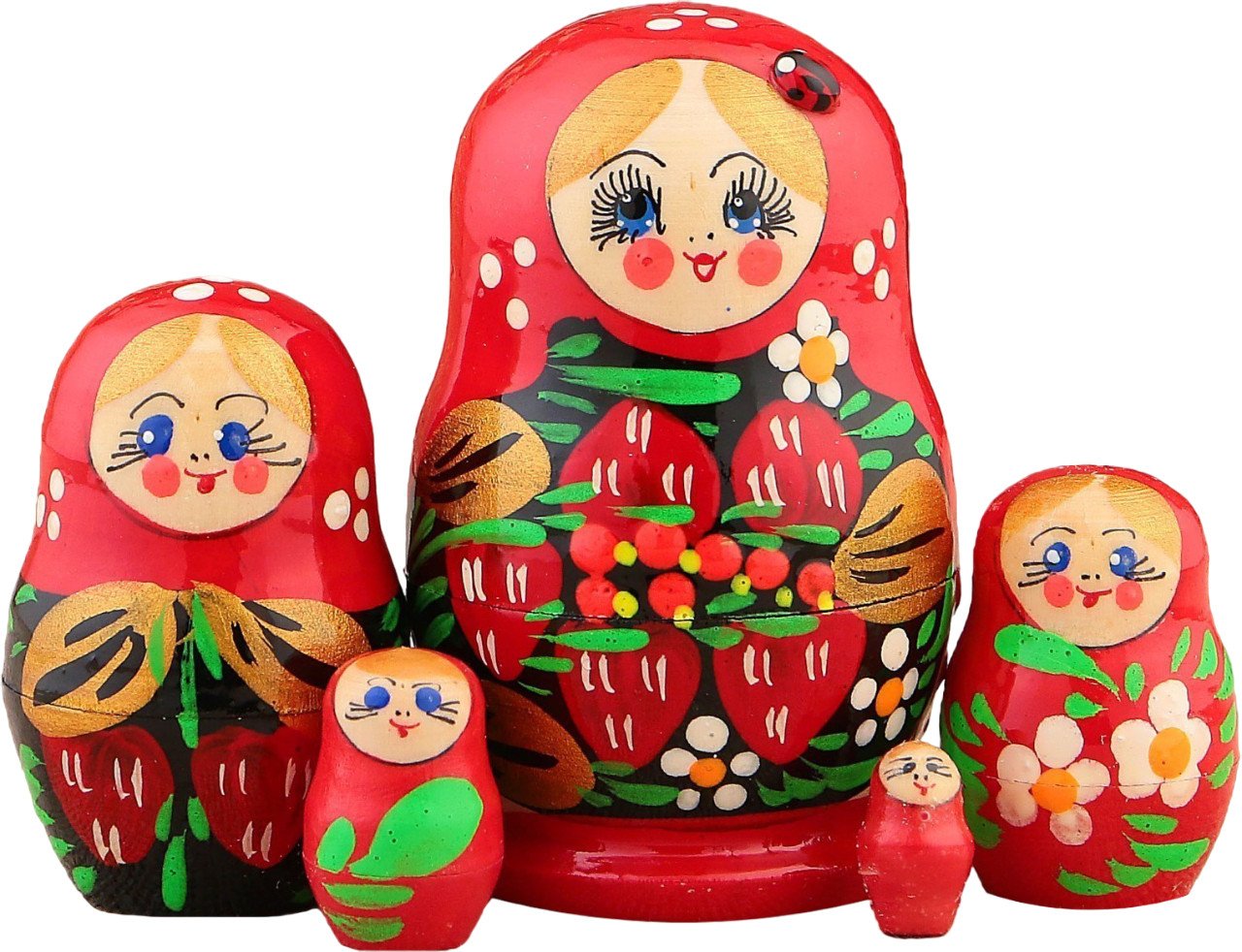 Матрешка сувенирная Sima-Land Божья коровка 3440243