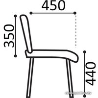 Офисный стул Brabix Iso CF-005 (ткань, бордовый)