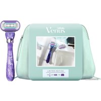 Подарочный набор Gillette Venus Swirl 2 сменные кассеты + косметичка