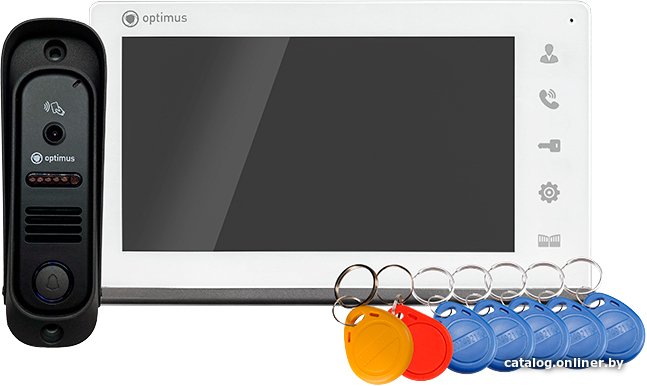 Комплект видеодомофона Optimus Leader 2.0 IK-7.0 w+b В0000016315