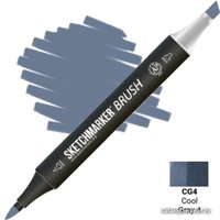 Маркер художественный Sketchmarker Brush Двусторонний CG4 SMB-CG4 (прохладный серый 4)