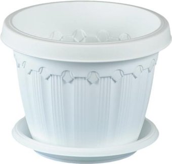 Кашпо Эльфпласт Флавия EP062 (белый)