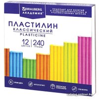 Пластилин BRAUBERG Академия Хит 106423 (12 цветов)