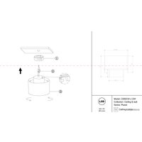 Точечный светильник Maytoni Planet C009CW-L12W