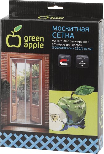 Москитная сетка на дверь Green Apple Регулируемая Б0032055